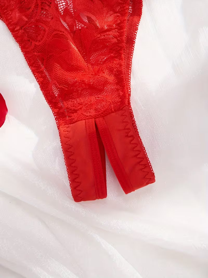 Signature 2-Piece Knit Lingerie Set.