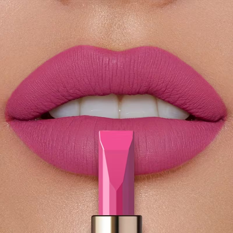 Silky Long-Wear Formula Velvet Muse Matte Lipstick.