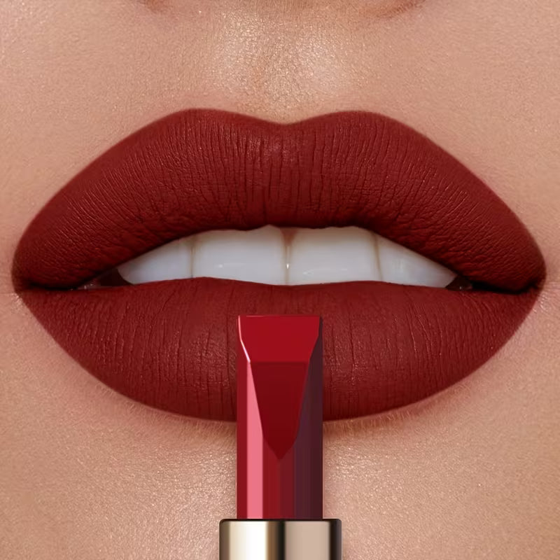 Silky Long-Wear Formula Velvet Muse Matte Lipstick.