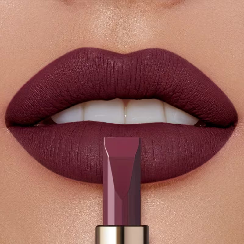 Silky Long-Wear Formula Velvet Muse Matte Lipstick.