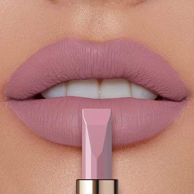 Silky Long-Wear Formula Velvet Muse Matte Lipstick.