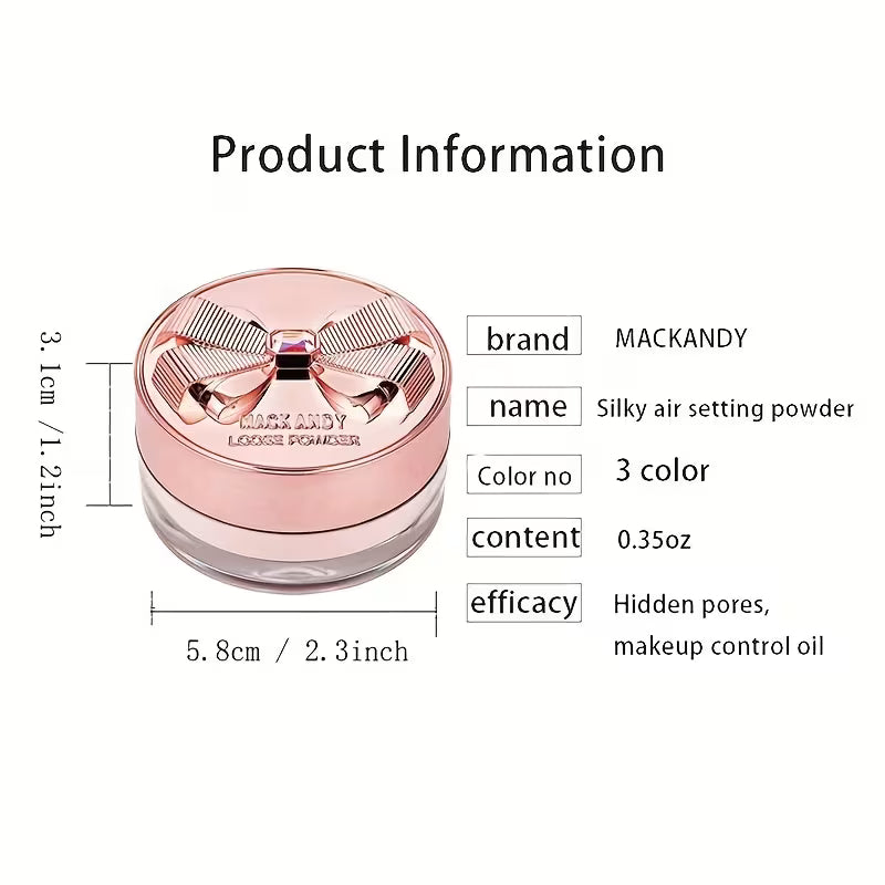 Silky Matte Pore-Blurring Loose Setting Powder.