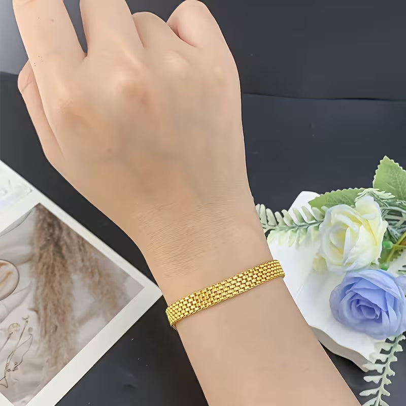 Simple Urban Fashion Necklace, Earrings & Bracelet Set.