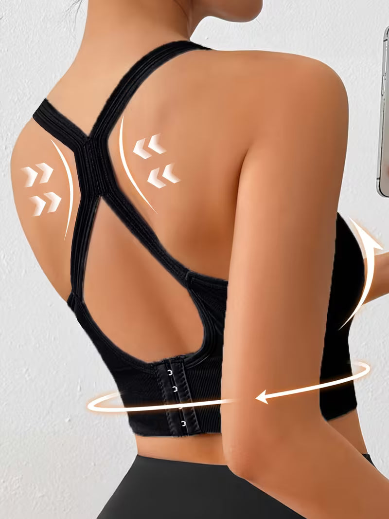 Single Layer Full Coverage Seamless Sports Bras.