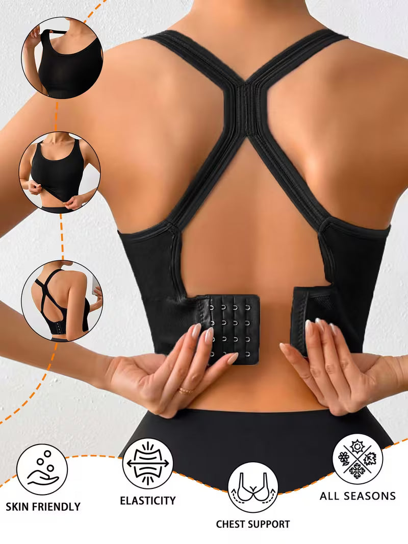 Single Layer Full Coverage Seamless Sports Bras.