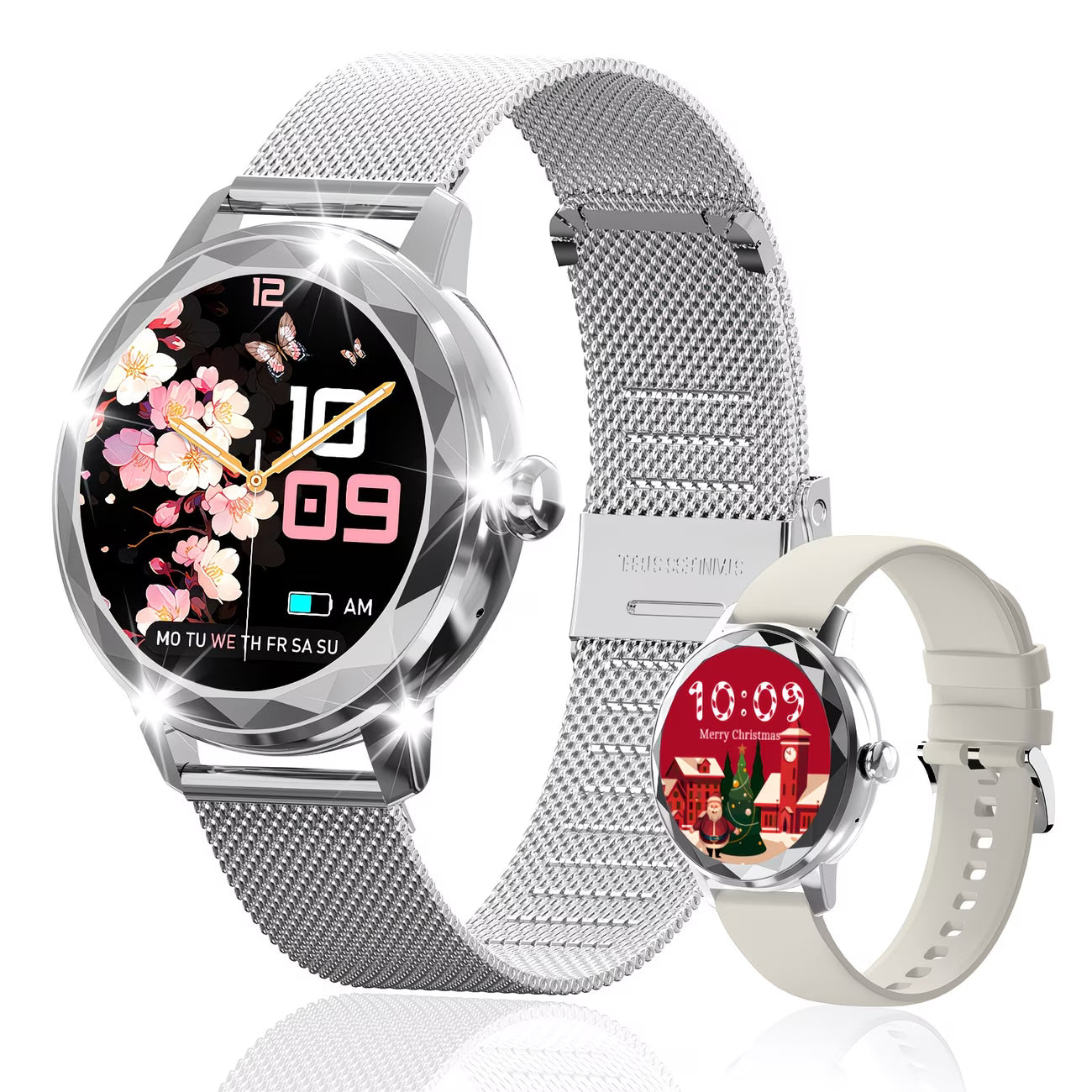 Smartwatch – Wireless Calling, Weather Alerts & Personalized Health Suite.