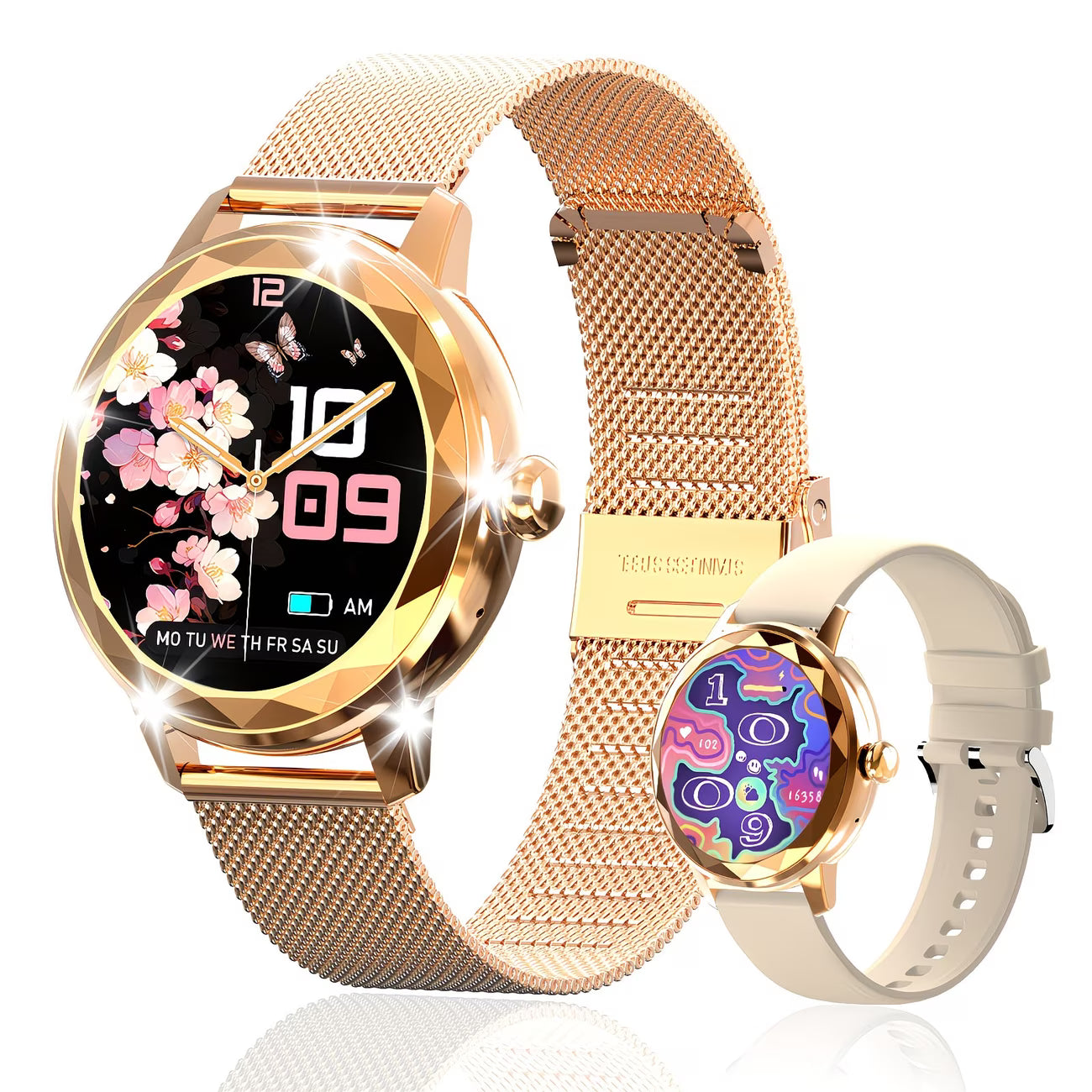 Smartwatch – Wireless Calling, Weather Alerts & Personalized Health Suite.