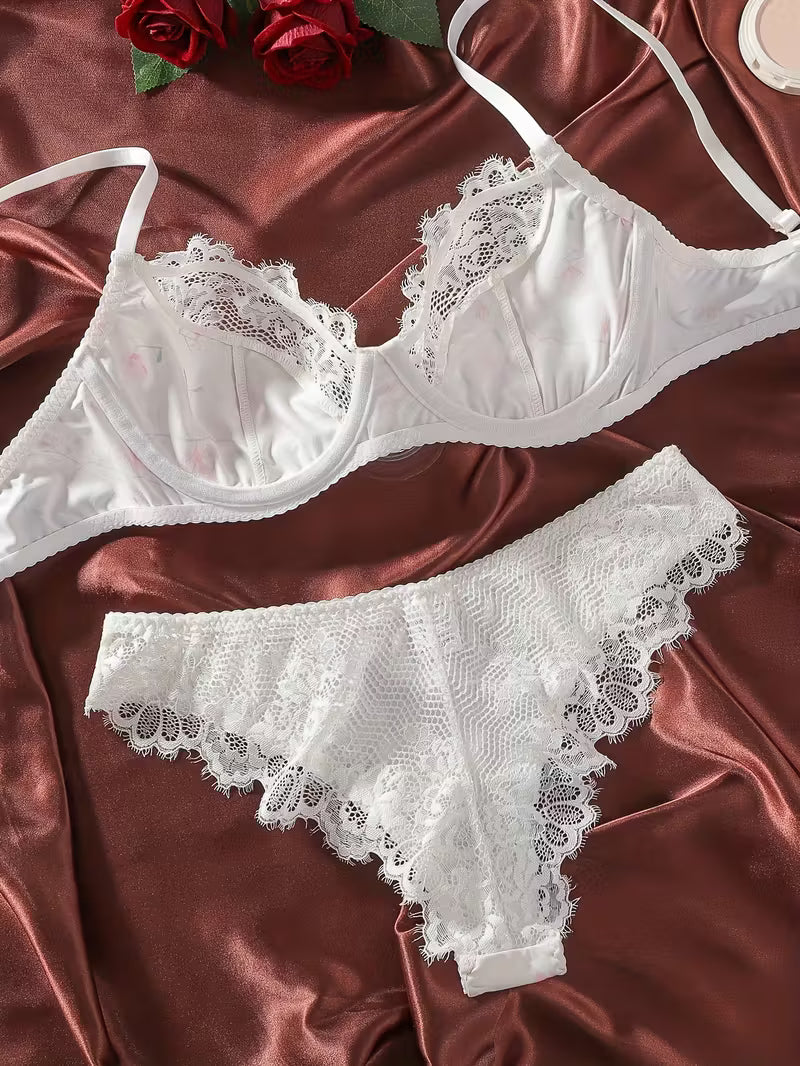 Soft-Knit Bra & Matching Panty.