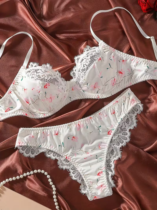 Soft-Knit Bra & Matching Panty.