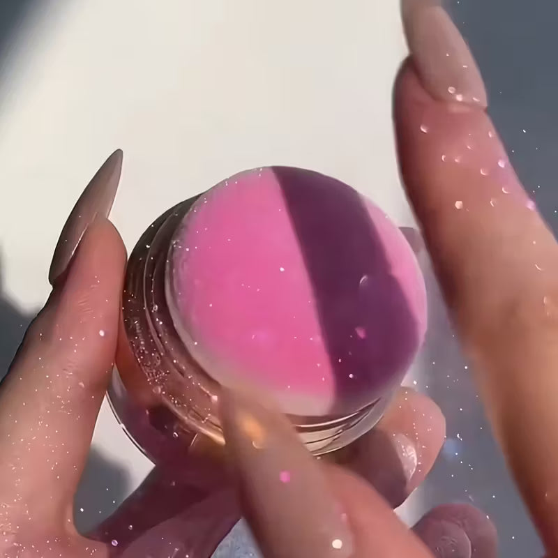 Soft Glittery Flower Snow Highlighter.