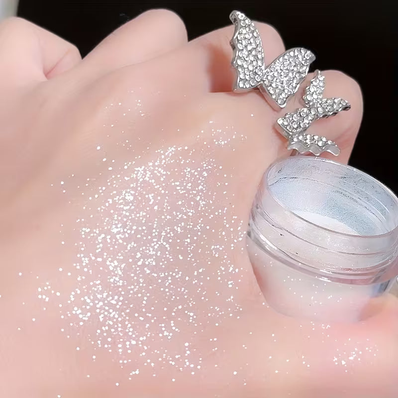 Soft Glittery Flower Snow Highlighter.