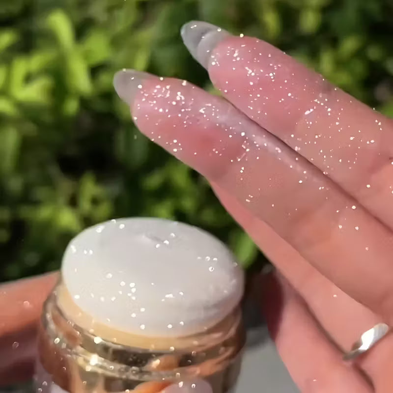 Soft Glittery Flower Snow Highlighter.