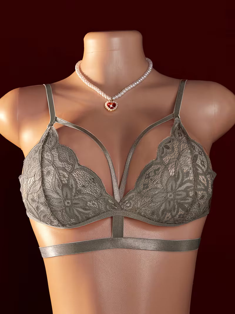 Soft Mesh Bra with Invisible-Look Straps.