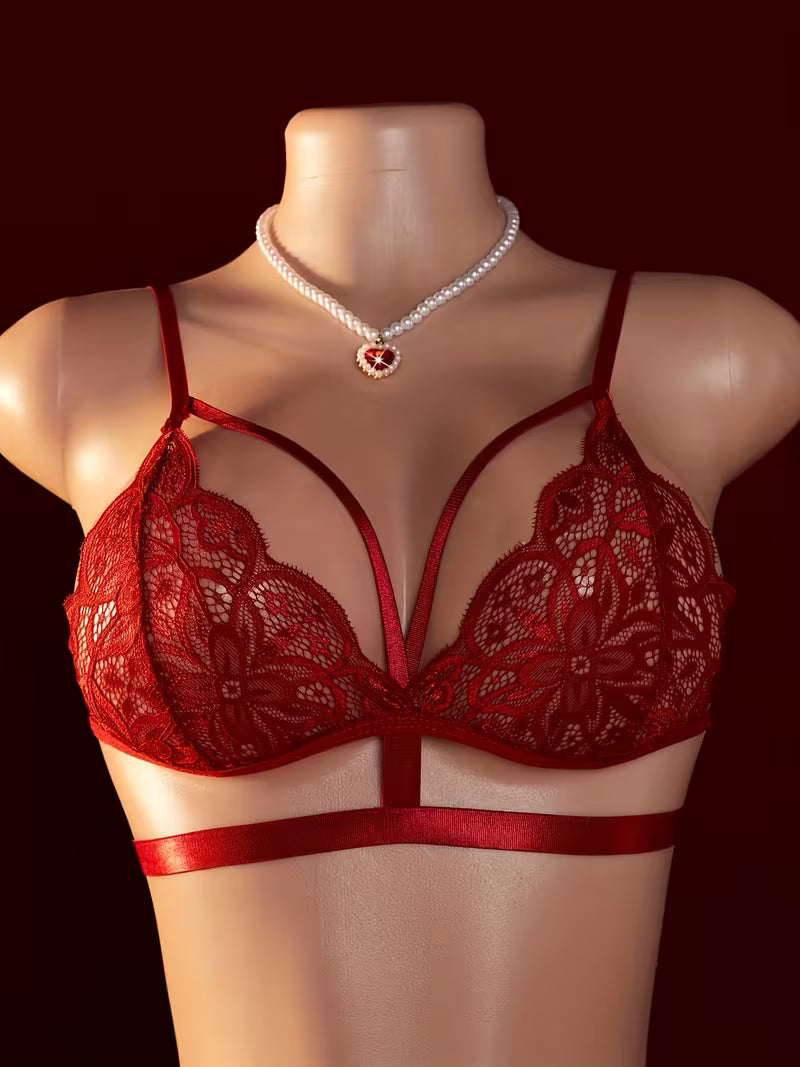 Soft Mesh Bra with Invisible-Look Straps.