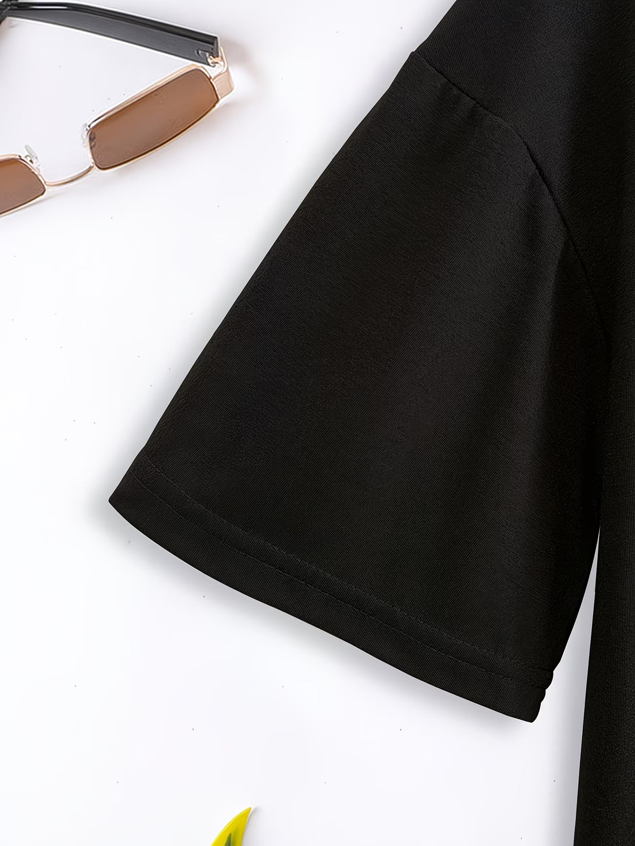 Soft Viscose Blend Loose-Fit Casual T-Shirt.
