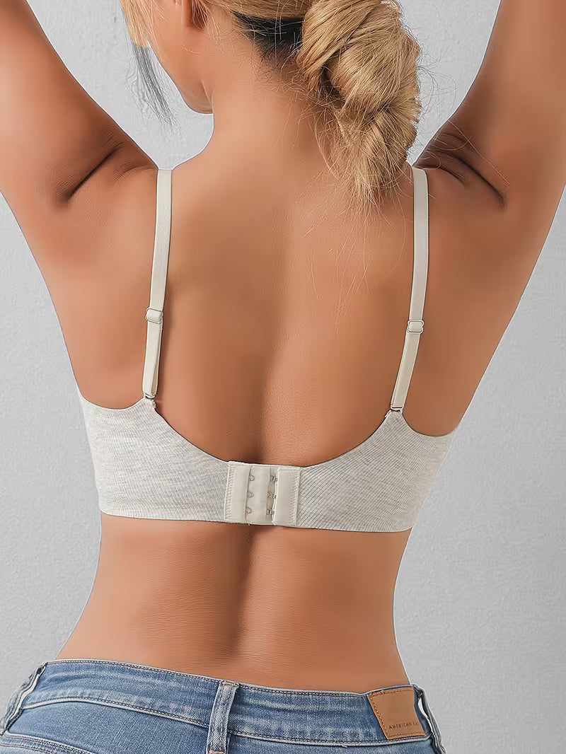Soft & Comfortable Women's V-neck Seamless Bras.