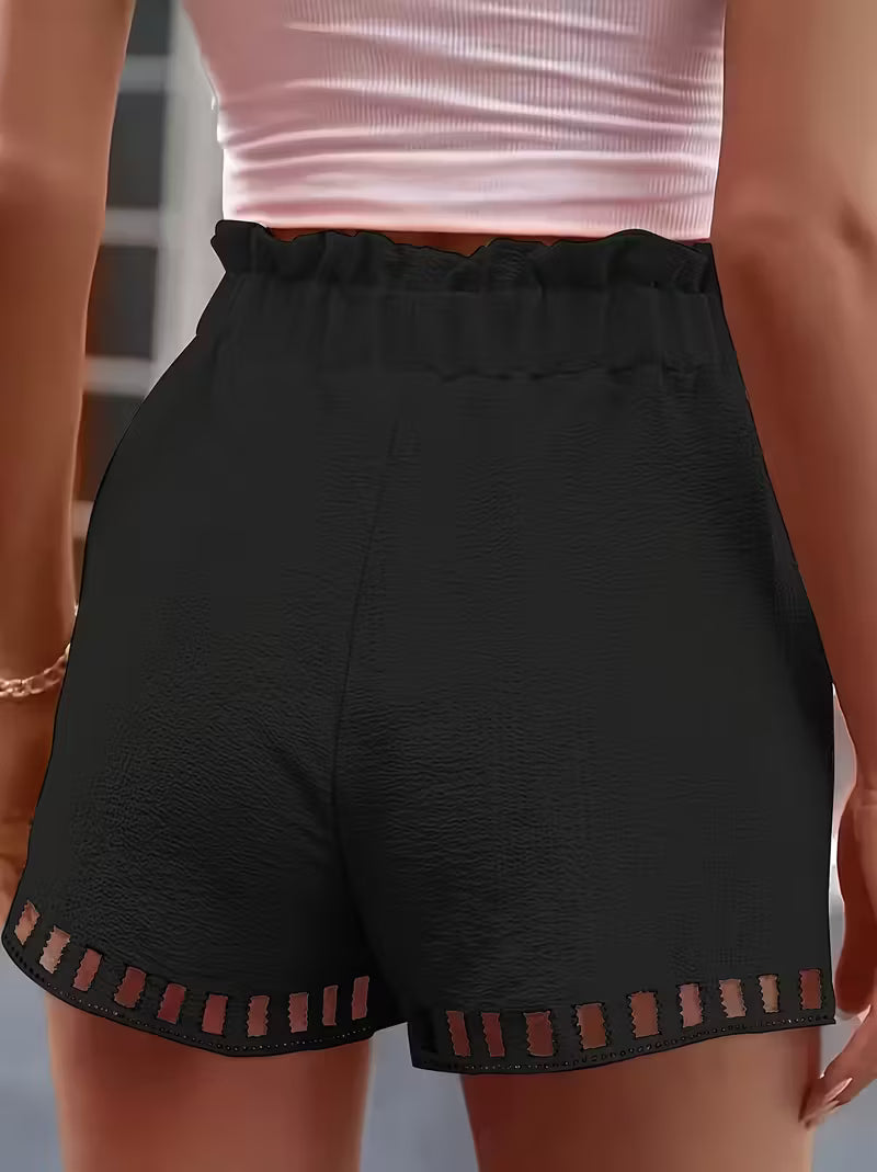 Solid Color Casual Fashion Shorts.