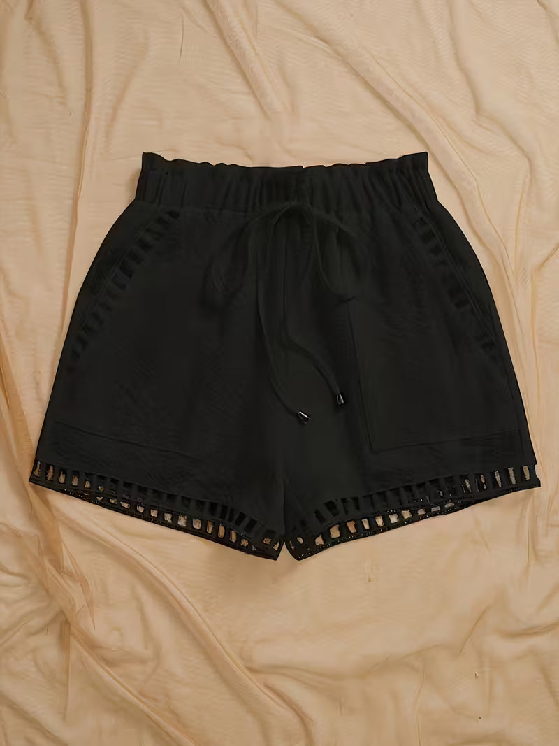 Solid Color Casual Fashion Shorts.