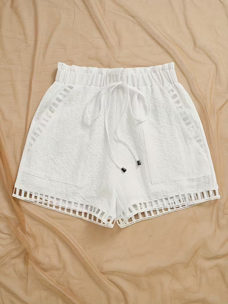 Solid Color Casual Fashion Shorts.