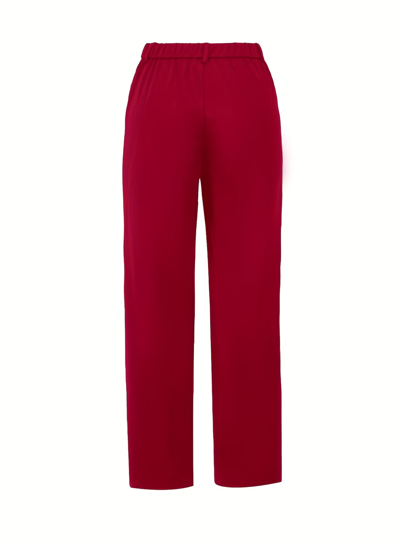Solid Color Chic Style Suit Trousers.