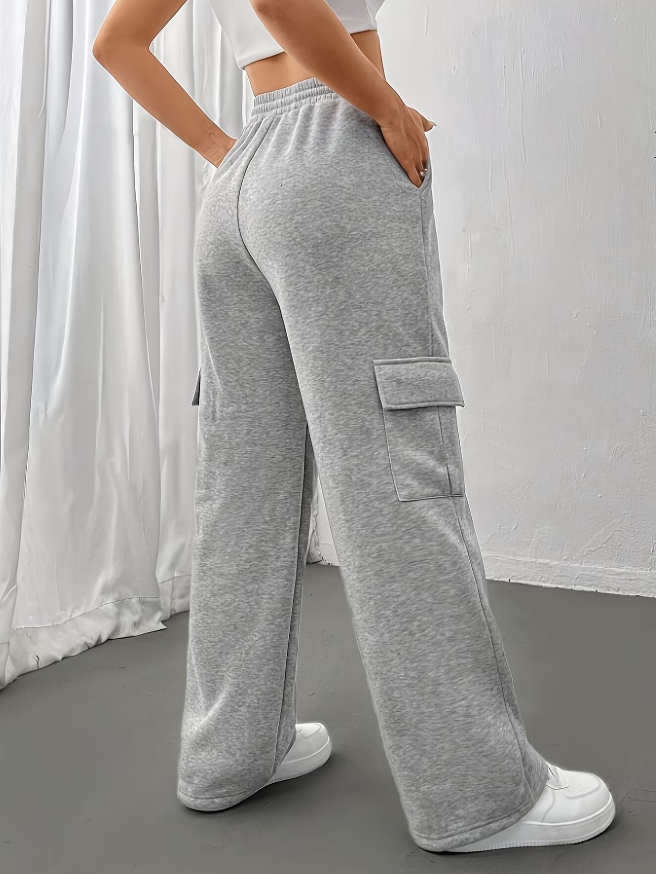 Solid Color Elegance Joggers.