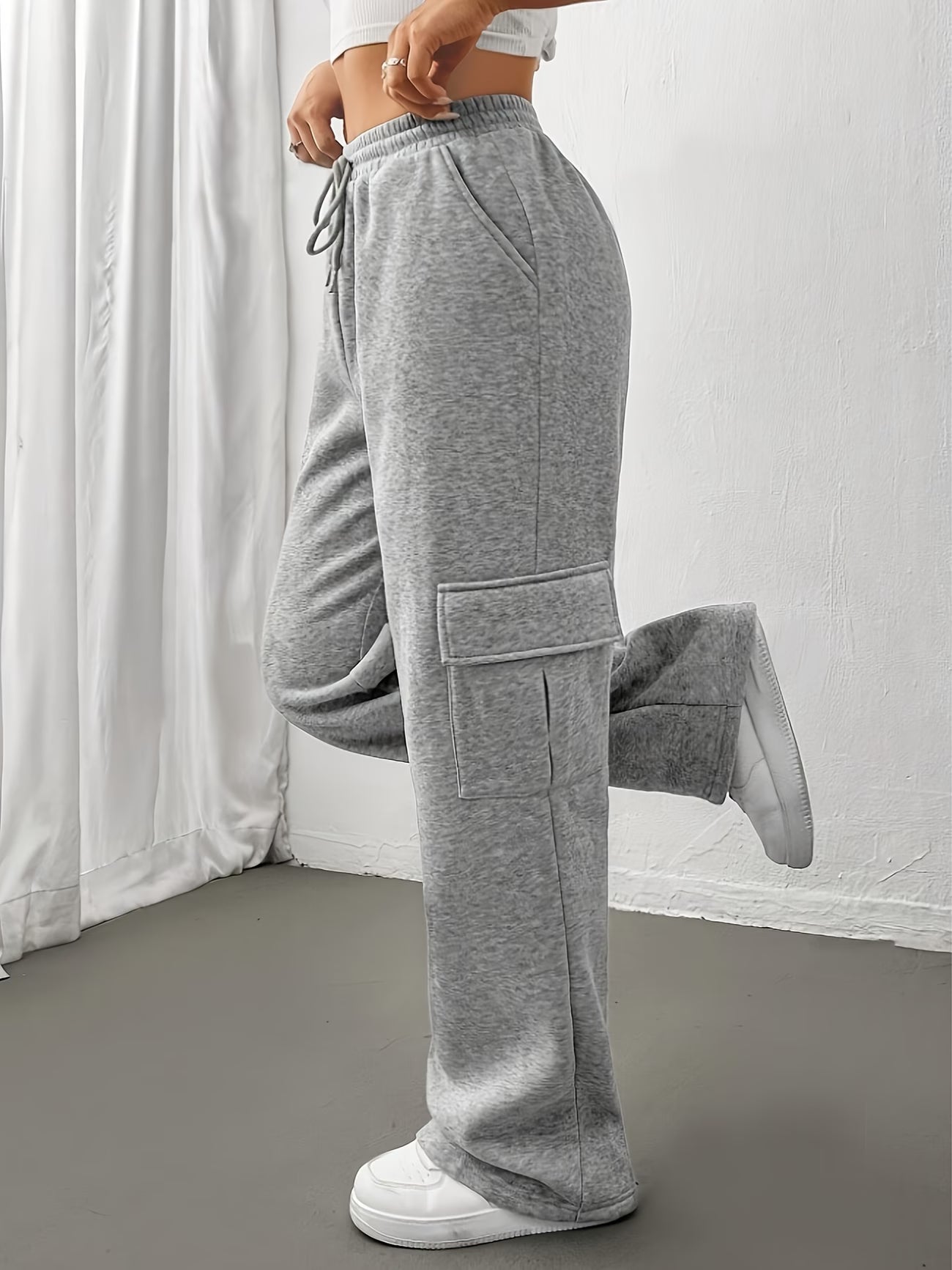 Solid Color Elegance Joggers.