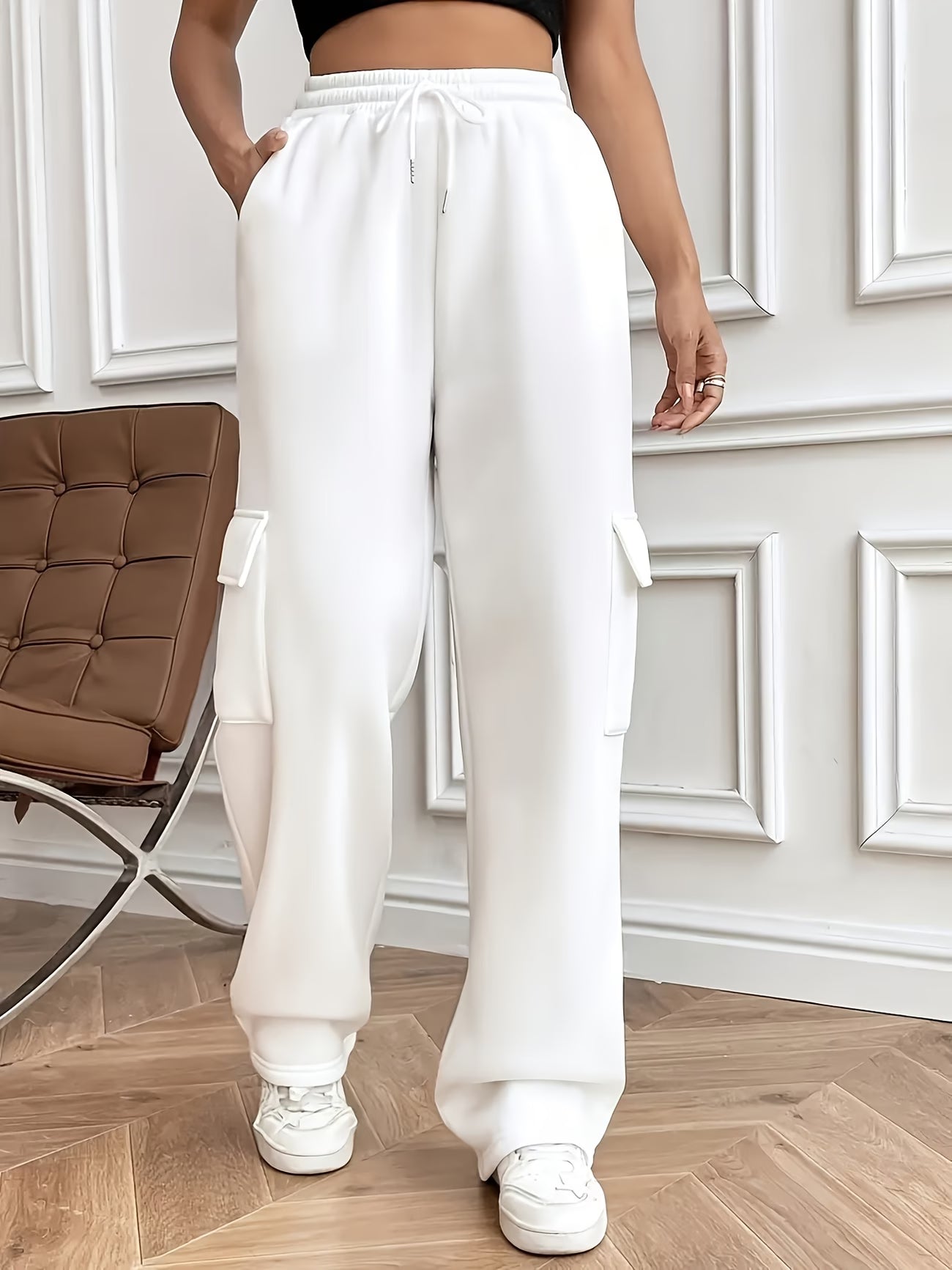Solid Color Elegance Joggers.