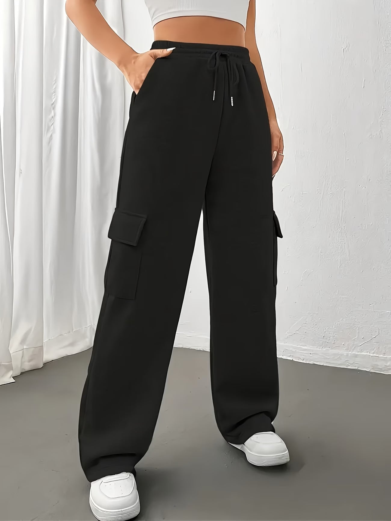 Solid Color Elegance Joggers.
