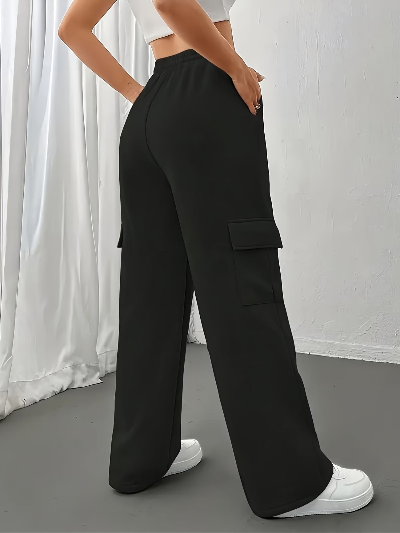 Solid Color Elegance Joggers.