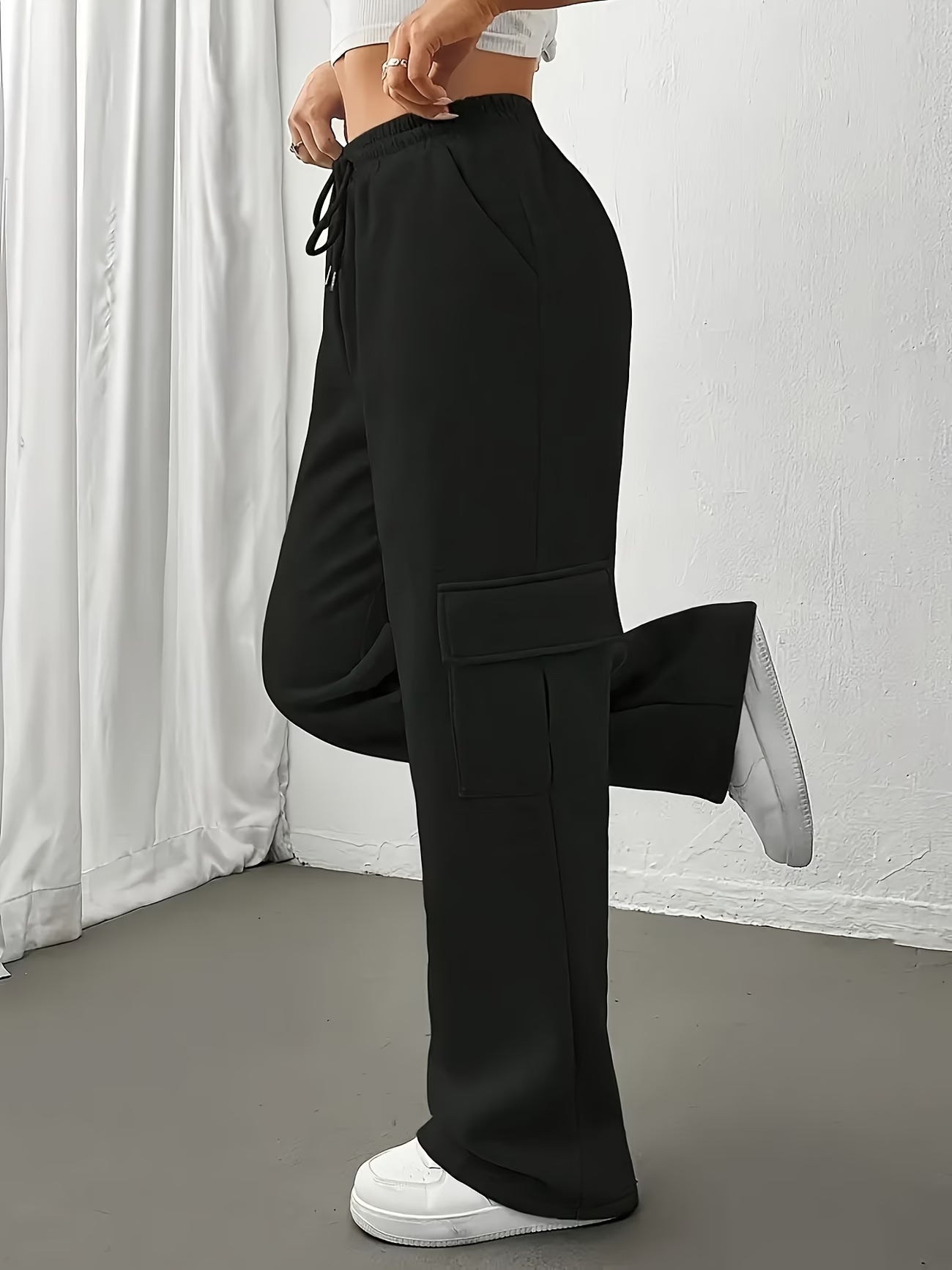 Solid Color Elegance Joggers.