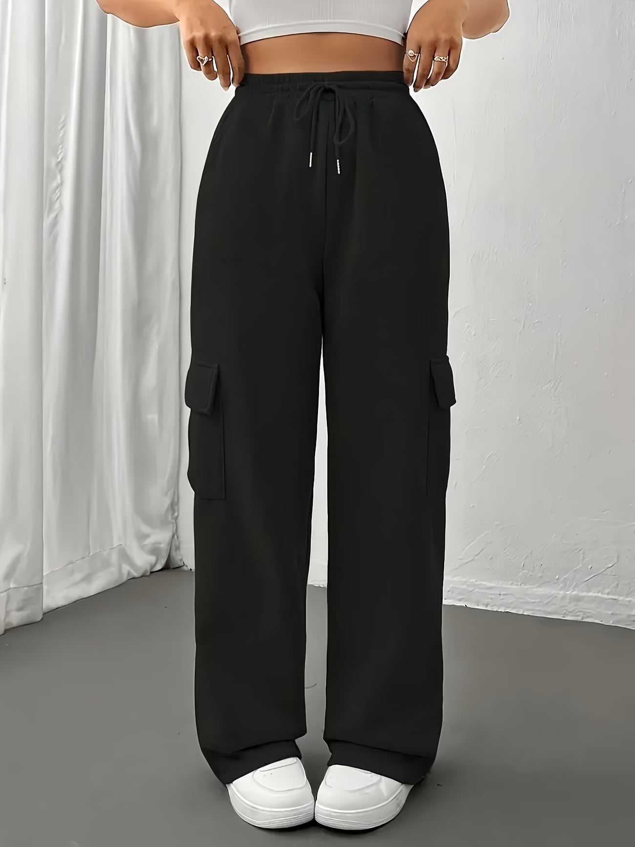 Solid Color Elegance Joggers.