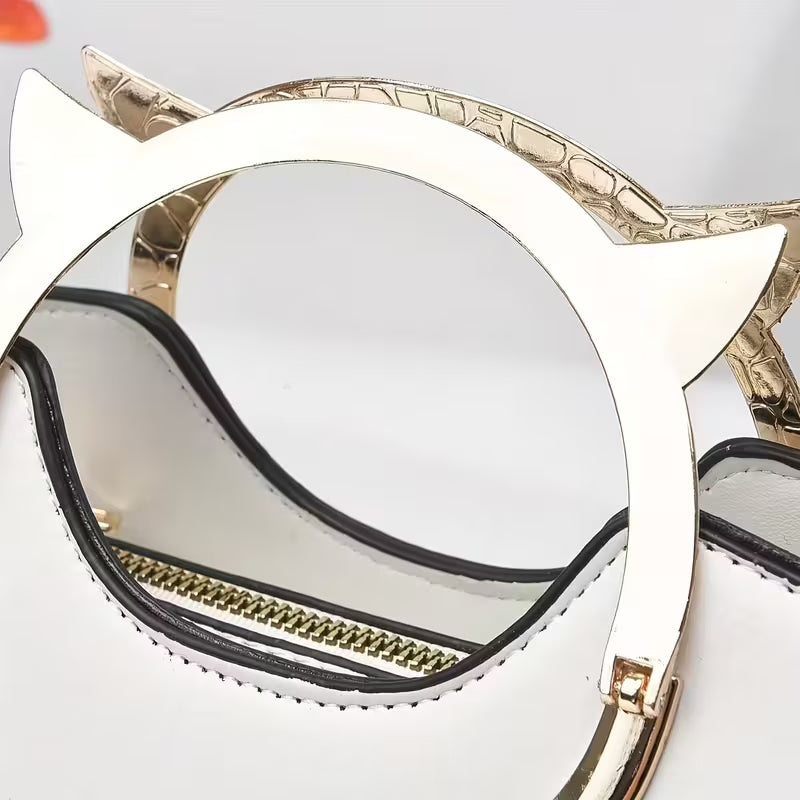 Solid Color Small Handbag.