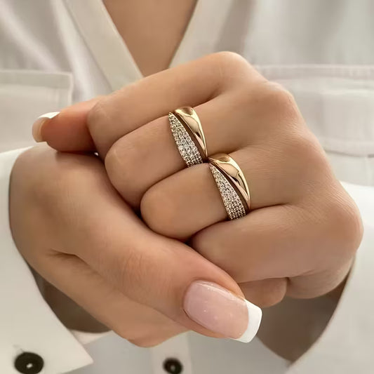 Sparkle Wing Adjustable Ring