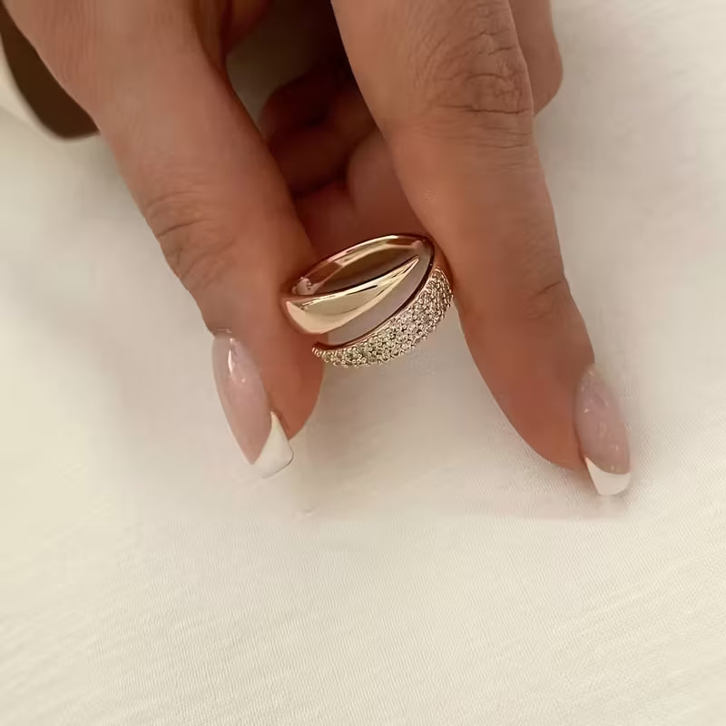 Sparkle Wing Adjustable Ring