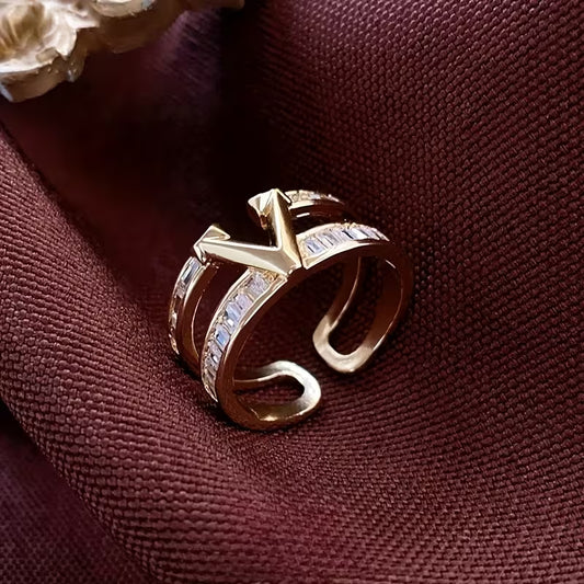 Sparkle Wing Adjustable Ring.