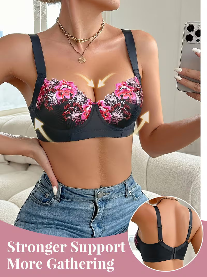 Steel Boning & Underwire Push-Up Bras.