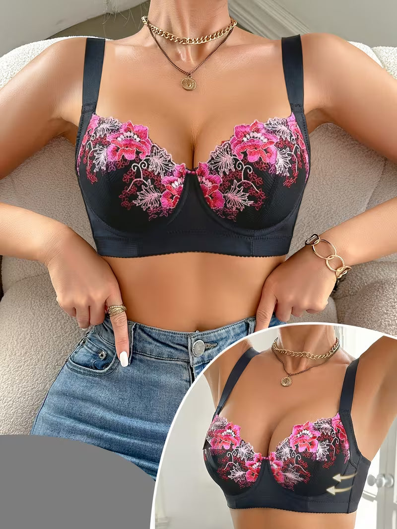 Steel Boning & Underwire Push-Up Bras.