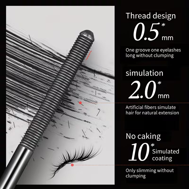 Steel Tube Mascara Waterproof & Sweat-Proof Formula for Volumizing.