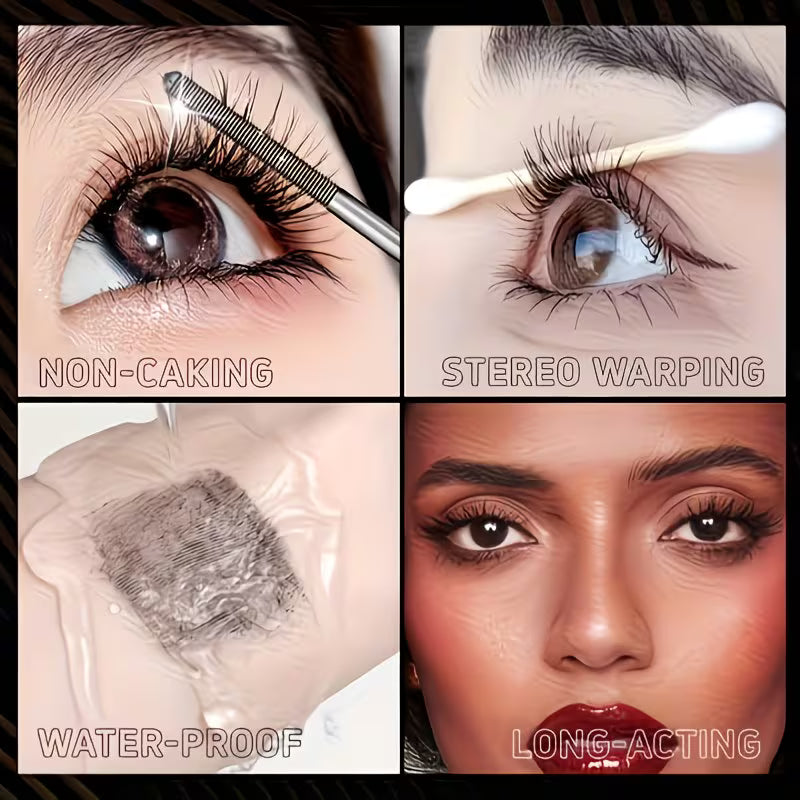 Steel Tube Mascara Waterproof & Sweat-Proof Formula for Volumizing.
