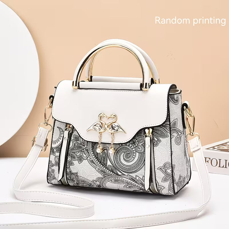 Stylish High-End Textured Practical Printed Handbag.