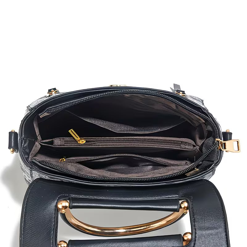 Stylish High-End Textured Practical Printed Handbag.