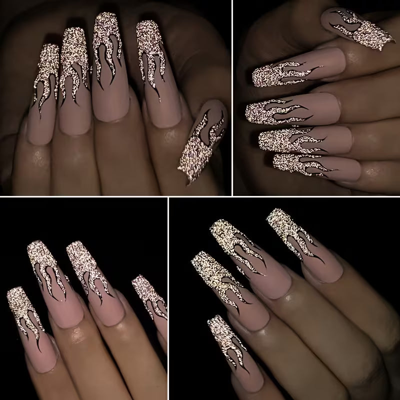 Super Bright 5ml Reflective Glitter Liner Nail Gel Polish.