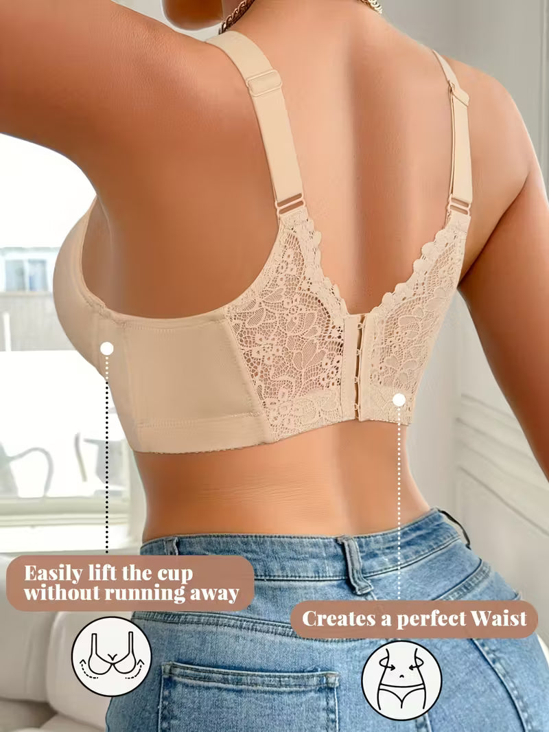 Supportive Floral Lace Push-Up Bras.