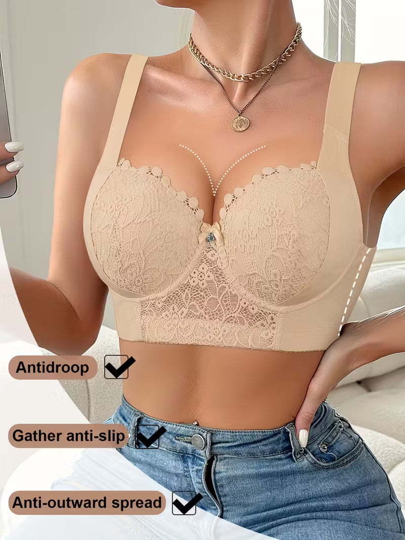 Supportive Floral Lace Push-Up Bras.