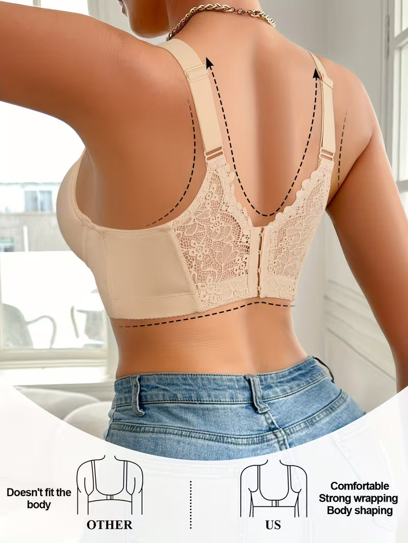 Supportive Floral Lace Push-Up Bras.
