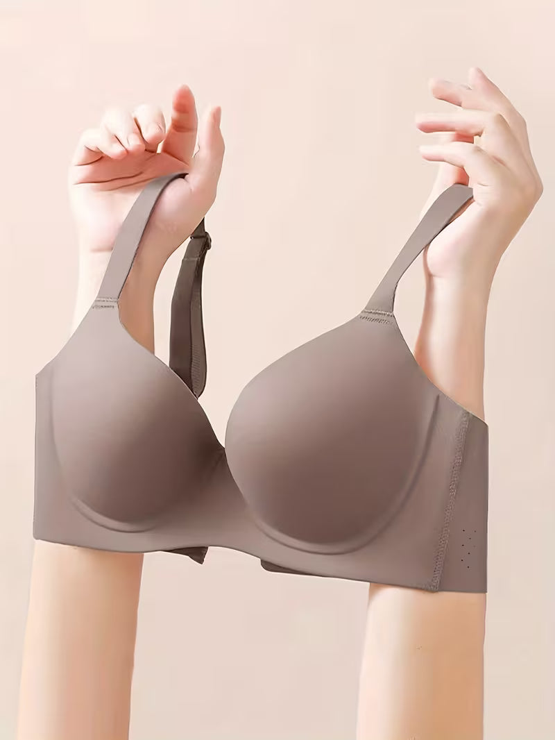 Thin Wireless Comfort Full Coverage Seamless Push-Up Bras.