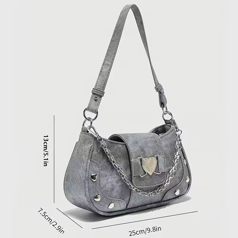 Three Straps Stylish Y2K Hot Motorcycle Style Women'S Bags.