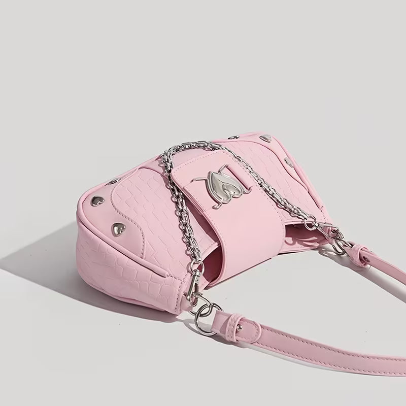 Three Straps Stylish Y2K Hot Motorcycle Style Women'S Bags.