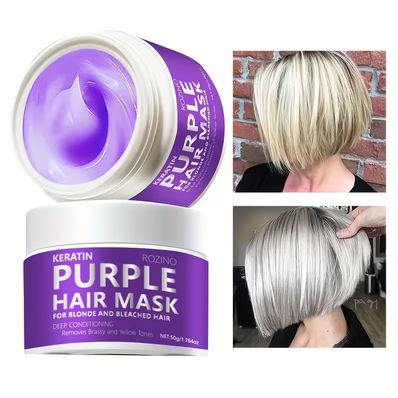 Toning & Shine Treatment for Blonde, Platinum & Silver Hair.