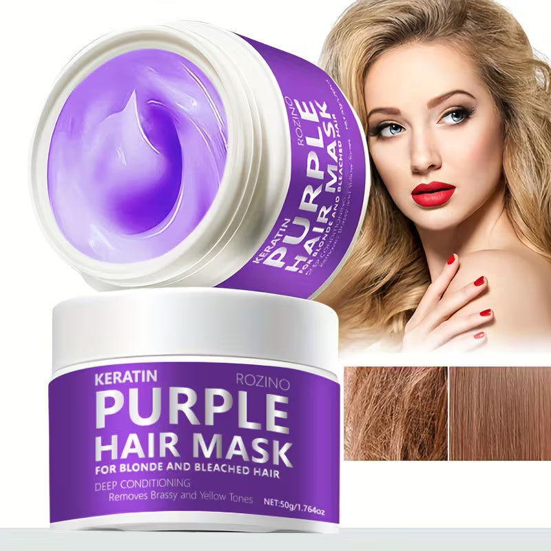 Toning & Shine Treatment for Blonde, Platinum & Silver Hair.